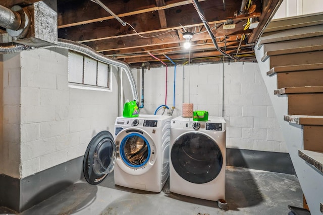 1329 Studer Ave, Columbus, OH 43206 - laundry area featuring washing machine and dryer