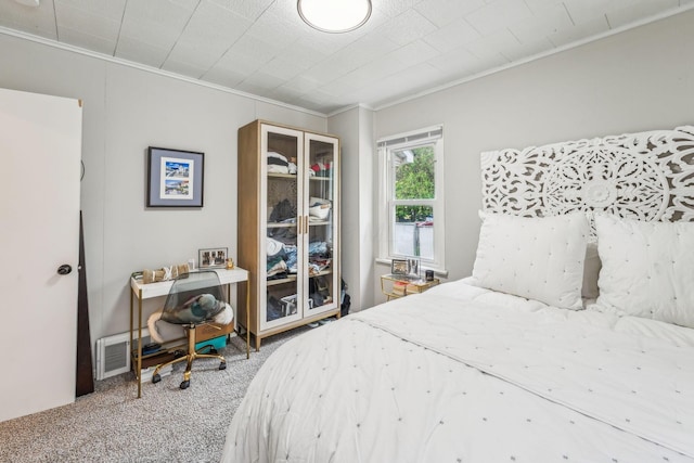 1329 Studer Ave, Columbus, OH 43206 - bedroom featuring carpet floors and ornamental molding