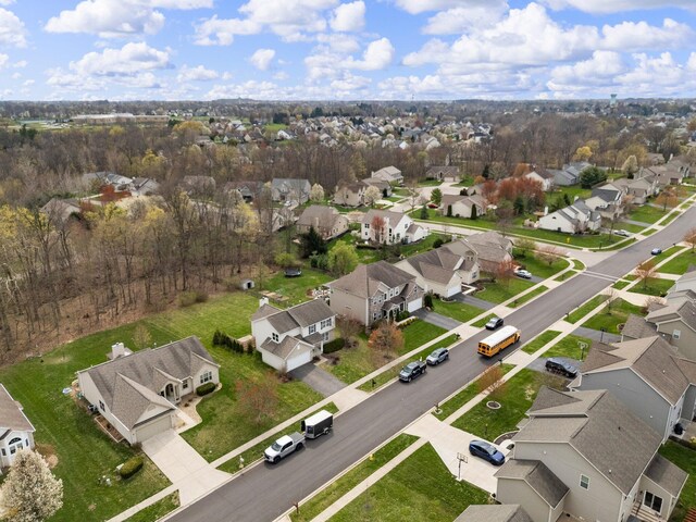 birds eye view of property featuring a residential view