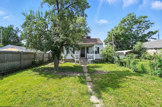 1287 E 19th Ave, Columbus, OH 43211 - rear view of house featuring a carport and covered porch