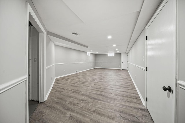 2960 Berwick Blvd, Columbus, OH 43209 - finished basement featuring wood finished floors, recessed lighting, and baseboards