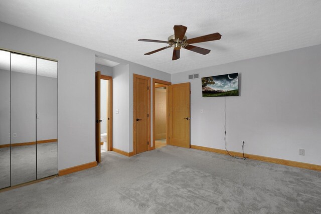 441 Gentlewind Dr, Westerville, OH 43081 - unfurnished bedroom featuring a ceiling fan, baseboards, visible vents, and carpet