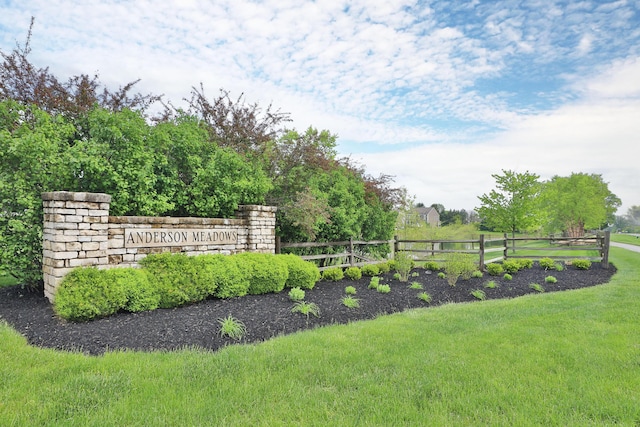 6134 Glade Run Rd, Hilliard, OH 43026 - view of community sign