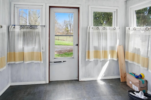 5235 Raiders Rd, Frazeysburg, OH 43822 - doorway to outside featuring plenty of natural light and baseboards