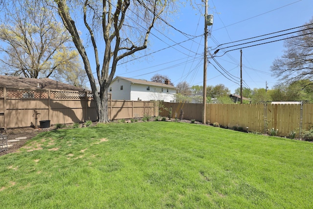 5580 Millington Rd, Columbus, OH 43235 - view of yard featuring a fenced backyard
