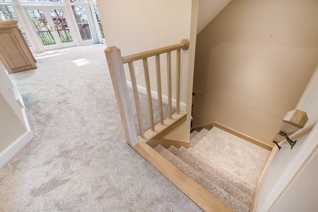 1354 Hemlock Ct NE, Lancaster, OH 43130 - stairs featuring carpet floors and baseboards