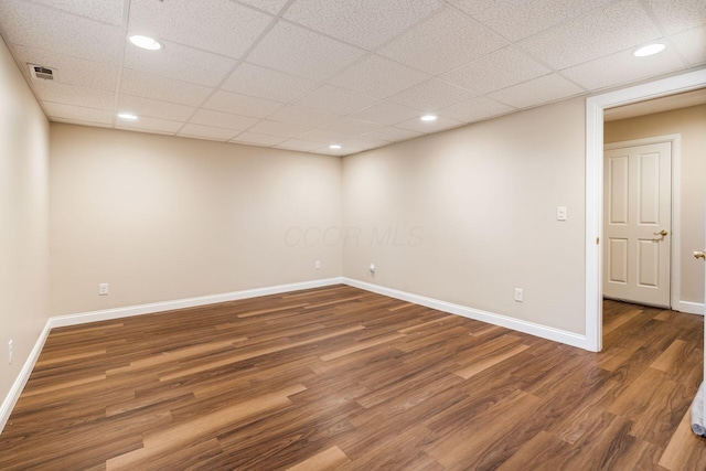 1354 Hemlock Ct NE, Lancaster, OH 43130 - interior space featuring recessed lighting, wood finished floors, visible vents, and baseboards