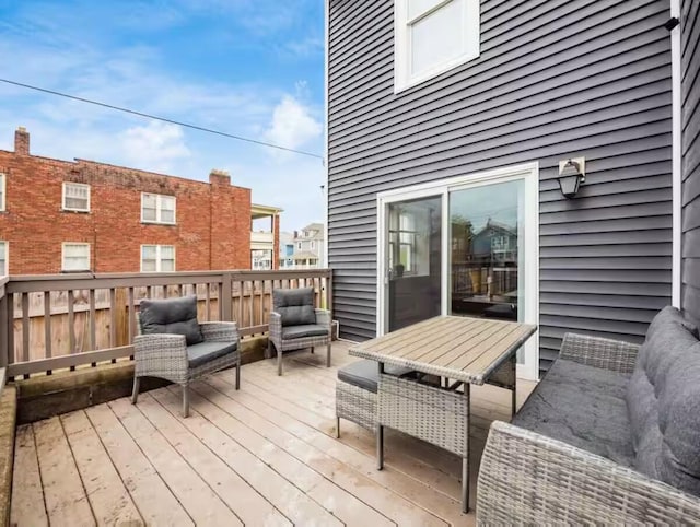 85 Dana Ave, Columbus, OH 43222 - view of wooden deck