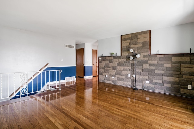 2852 Longfield Rd, Columbus, OH 43204 - unfurnished living room featuring wood finished floors