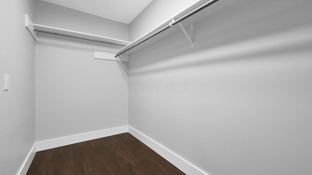 3448 Ostrander Rd, Ostrander, OH 43061 - walk in closet featuring dark wood-style flooring