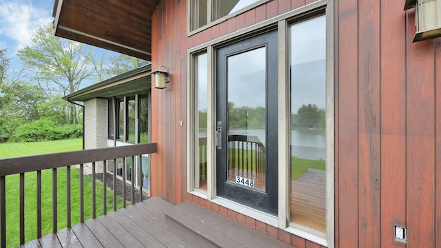 3448 Ostrander Rd, Ostrander, OH 43061 - wooden deck with a lawn