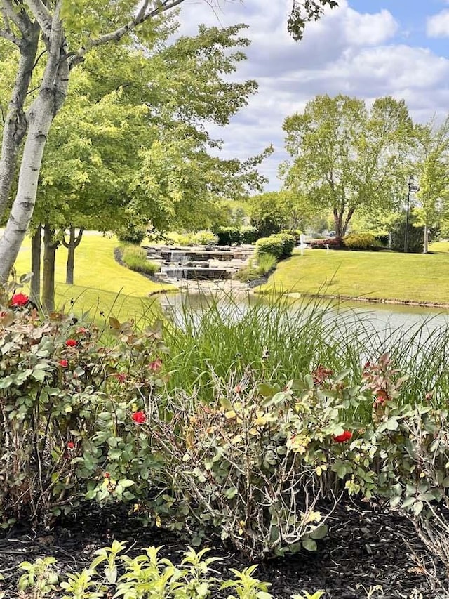 5492 Sentinel Falls St, Dublin, OH 43016 - view of grassy yard featuring a water view