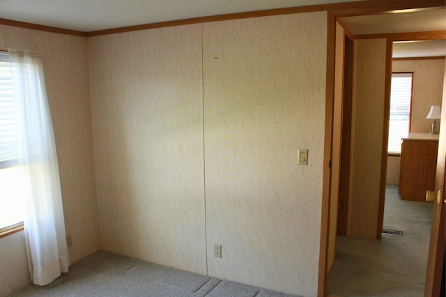 45 Ravine Ridge Dr, Delaware, OH 43015 - spare room featuring light colored carpet and visible vents