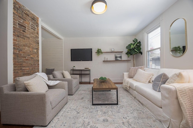view of living area