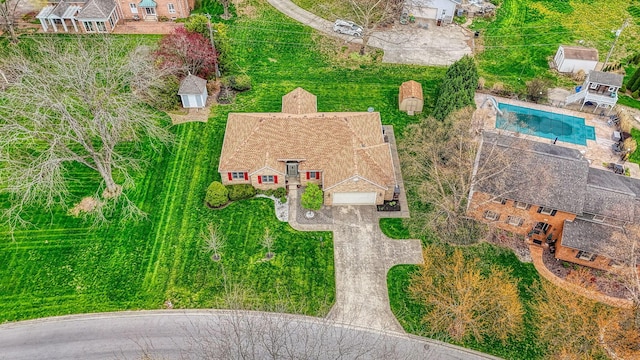 drone / aerial view