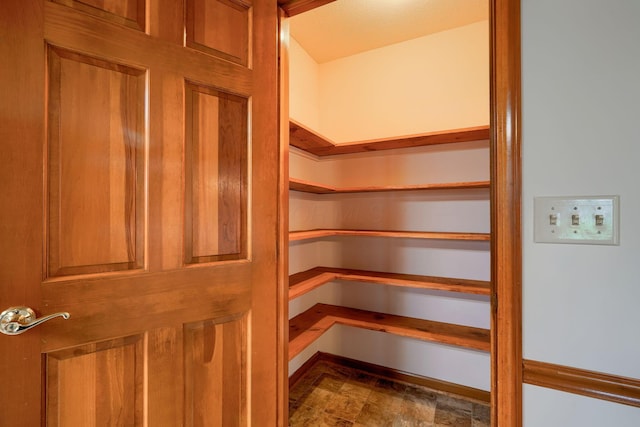 view of pantry