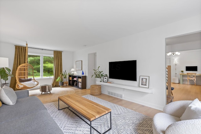8019 Clouse Rd, New Albany, OH 43054 - living area featuring wood finished floors