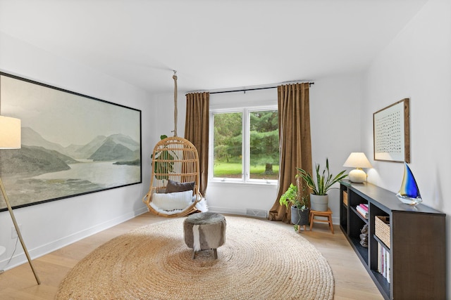 8019 Clouse Rd, New Albany, OH 43054 - living area featuring light wood-style floors