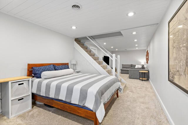 8019 Clouse Rd, New Albany, OH 43054 - bedroom with carpet floors and recessed lighting