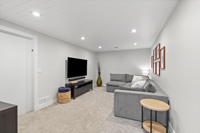 8019 Clouse Rd, New Albany, OH 43054 - living room featuring carpet flooring and recessed lighting