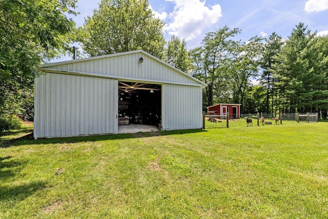 8019 Clouse Rd, New Albany, OH 43054 - view of pole building