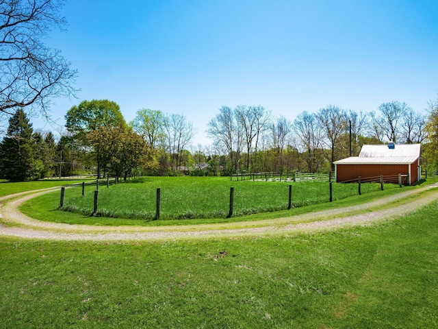88 Tallman St, North Lewisburg, OH 43060 - view of property's community featuring a lawn, an outdoor structure, and fence