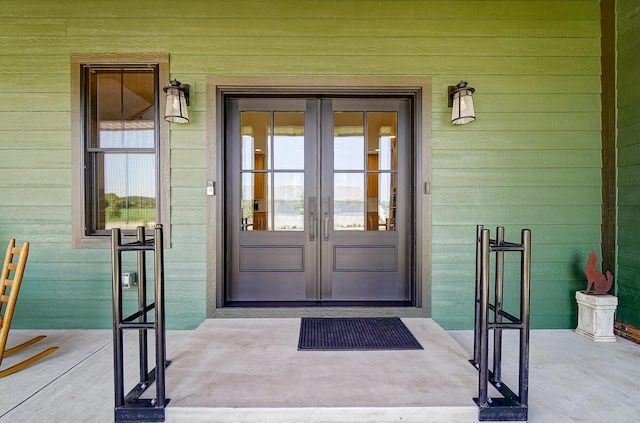 9730 Lancaster Kirkersville Rd NW, Baltimore, OH 43105 - view of exterior entry featuring french doors