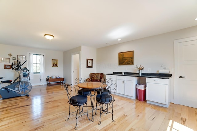 9730 Lancaster Kirkersville Rd NW, Baltimore, OH 43105 - dining space featuring light wood-type flooring and recessed lighting