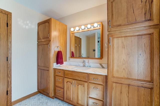 9730 Lancaster Kirkersville Rd NW, Baltimore, OH 43105 - bathroom featuring vanity and baseboards