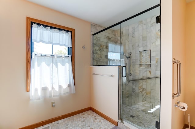9730 Lancaster Kirkersville Rd NW, Baltimore, OH 43105 - full bath featuring baseboards and a stall shower
