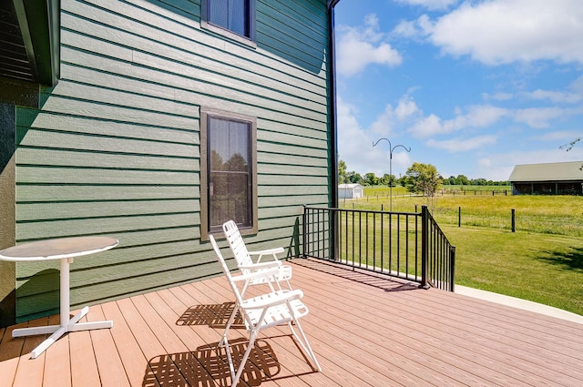 9730 Lancaster Kirkersville Rd NW, Baltimore, OH 43105 - deck featuring a lawn