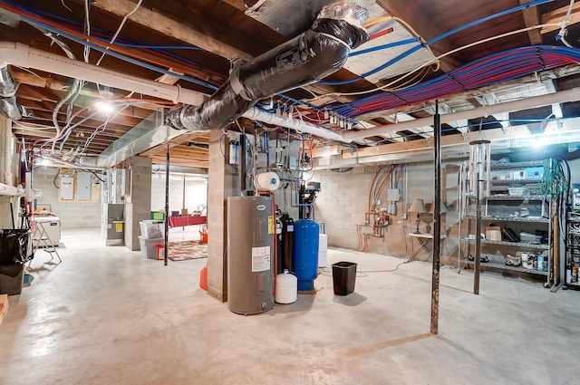 9730 Lancaster Kirkersville Rd NW, Baltimore, OH 43105 - unfinished basement featuring water heater