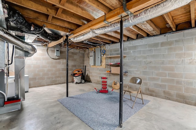 9730 Lancaster Kirkersville Rd NW, Baltimore, OH 43105 - unfinished below grade area featuring electric panel