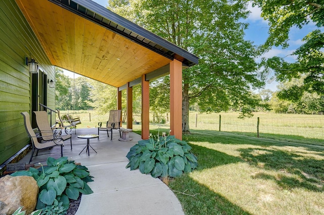9730 Lancaster Kirkersville Rd NW, Baltimore, OH 43105 - view of yard with a patio and fence