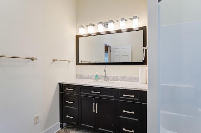 9730 Lancaster Kirkersville Rd NW, Baltimore, OH 43105 - bathroom with baseboards and vanity