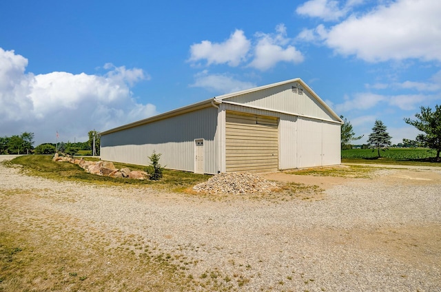 9730 Lancaster Kirkersville Rd NW, Baltimore, OH 43105 - view of property exterior with an outbuilding, driveway, a pole building, and a garage
