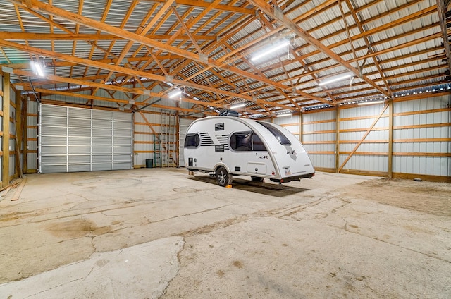 9730 Lancaster Kirkersville Rd NW, Baltimore, OH 43105 - garage with metal wall