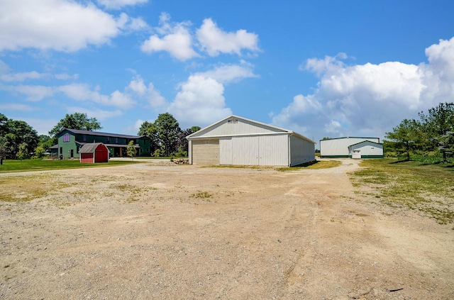 9730 Lancaster Kirkersville Rd NW, Baltimore, OH 43105 - exterior space with an outbuilding, a detached garage, and a pole building