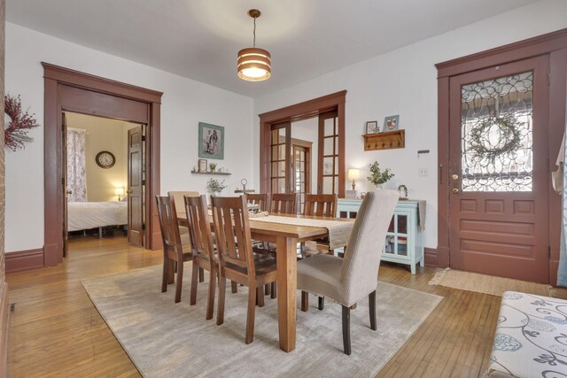 328 Pearl St, Jackson, OH 45640 - dining area featuring light wood-style flooring