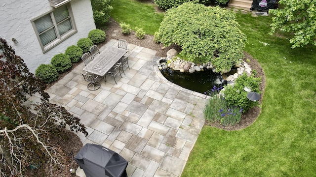 7918 Sethwick Rd, Dublin, OH 43016 - view of patio / terrace featuring outdoor dining space