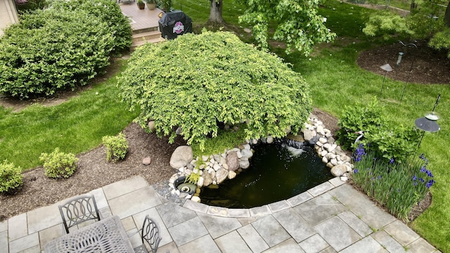 7918 Sethwick Rd, Dublin, OH 43016 - aerial view of a small pond
