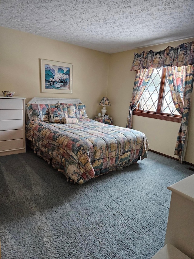 7918 Sethwick Rd, Dublin, OH 43016 - bedroom with carpet flooring and a textured ceiling