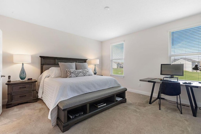 2418 Home Rd, Powell, OH 43065 - bedroom with baseboards and light carpet
