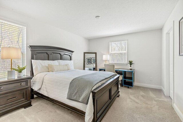 2418 Home Rd, Powell, OH 43065 - bedroom with light carpet and baseboards