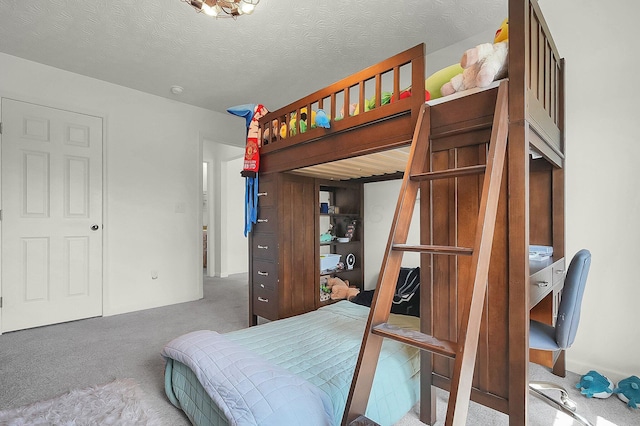 bedroom with carpet