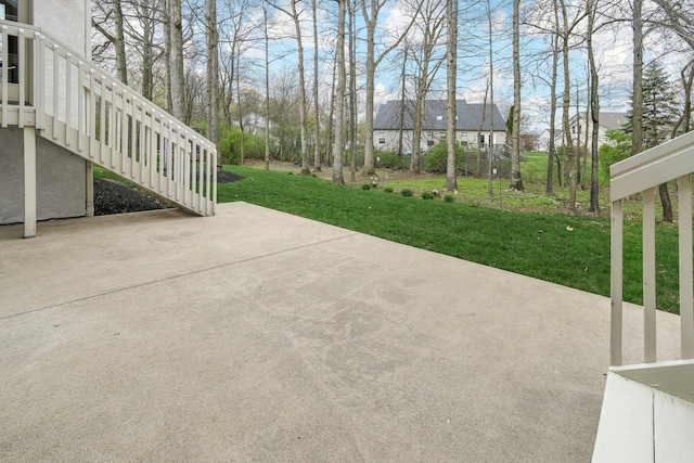 12372 Brook Forest Cir NW, Pickerington, OH 43147 - view of patio / terrace with stairs