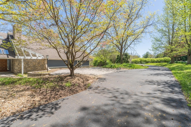 view of street featuring driveway