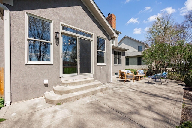 6707 Meadow Glen Dr S, Westerville, OH 43082 - exterior space with fence, an outdoor living space, and entry steps