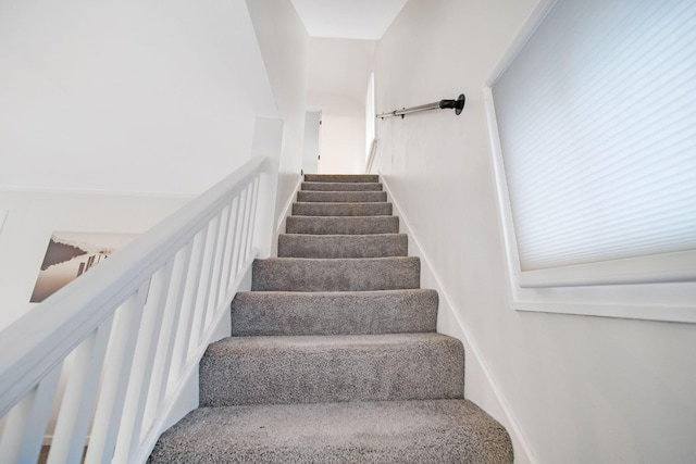 view of stairs