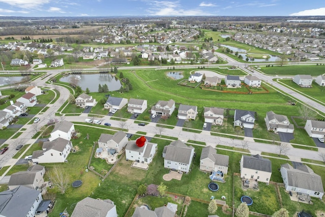 114 Hummock Dr, Etna, OH 43062 - bird's eye view with a residential view and a water view